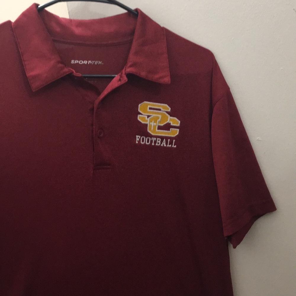 SportTek - Maroon (Cardinal Red) & Gold Team Polo